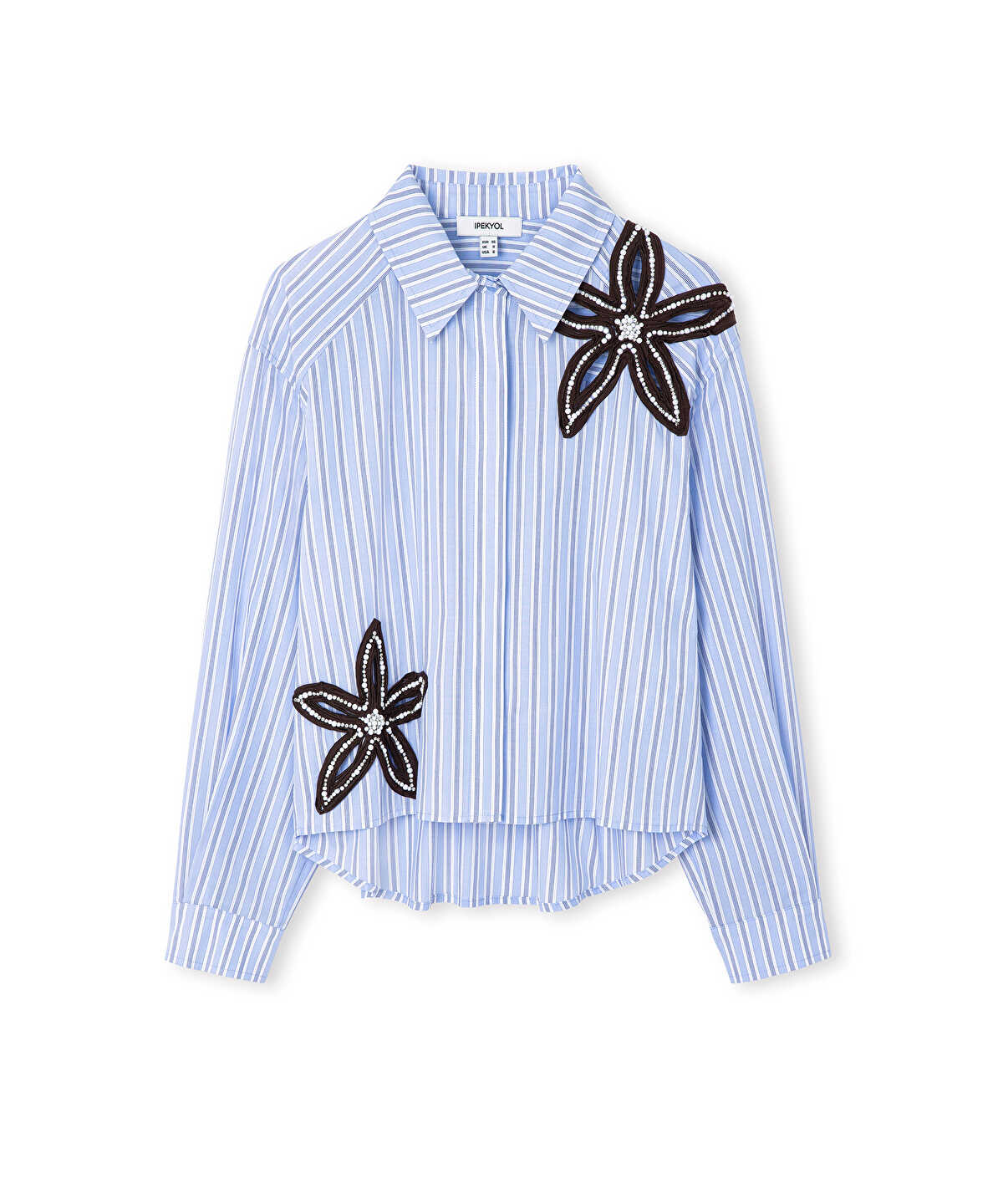 Cutout Shirt with Applique