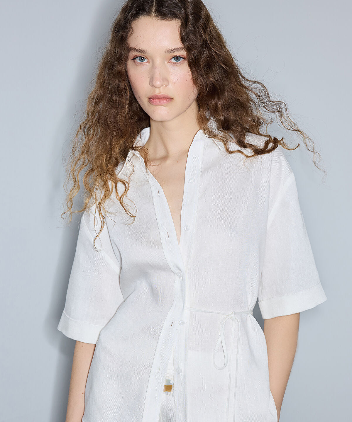 Zoomed Tie Waist Shirt