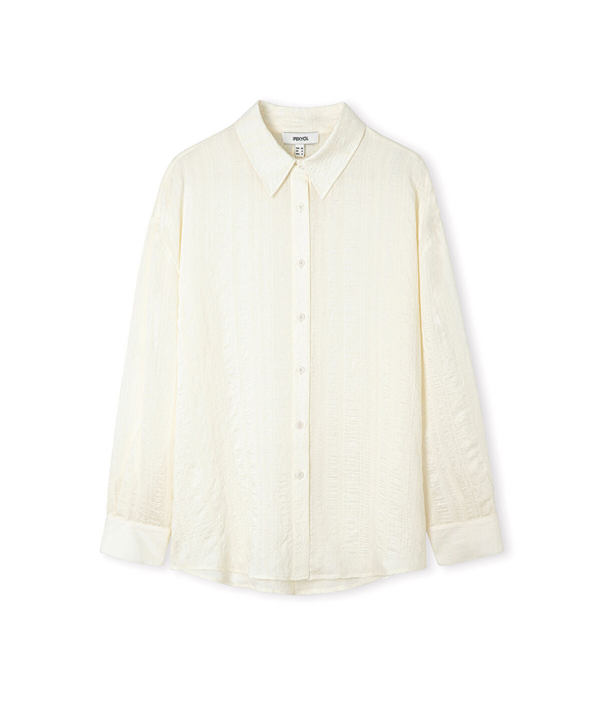 Zoomed Textured Cutout Shirt