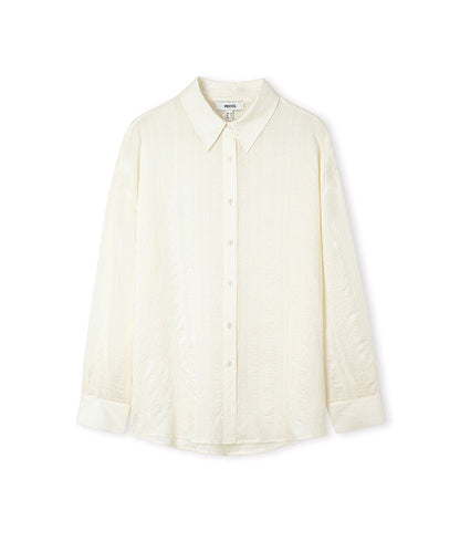 Textured Cutout Shirt