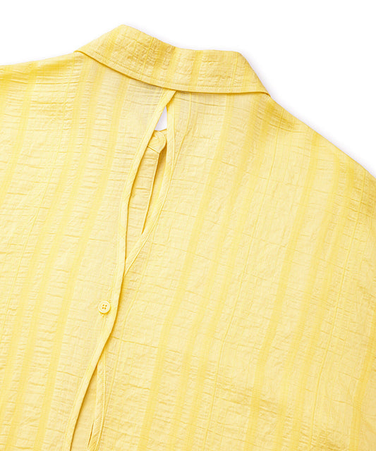 Textured Cutout Shirt