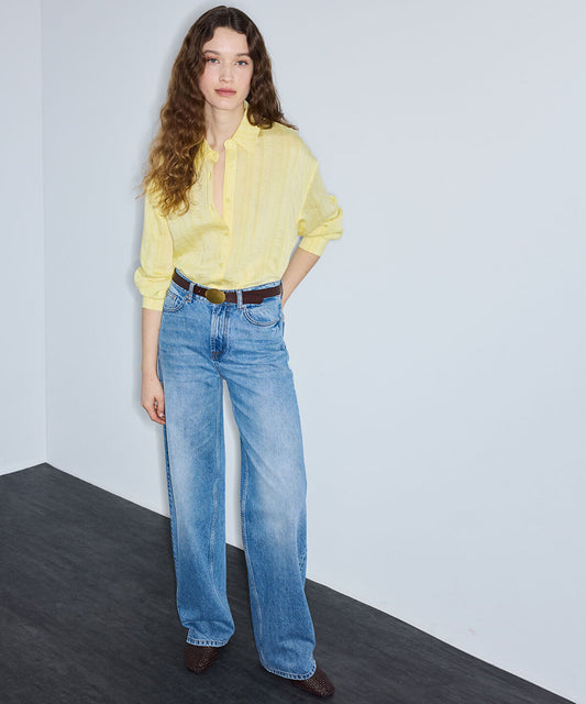 Textured Cutout Shirt