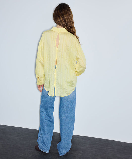 Textured Cutout Shirt