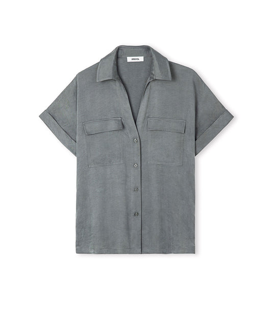 Relaxed-Fit Shirt with Pockets