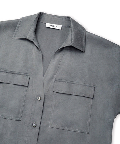 Relaxed-Fit Shirt with Pockets