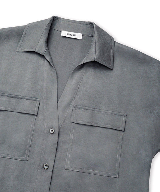Relaxed-Fit Shirt with Pockets