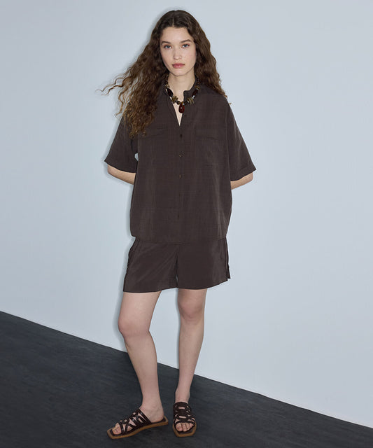 Relaxed-Fit Shirt with Flap Pockets