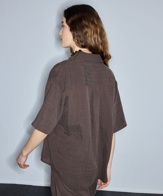 Relaxed-Fit Shirt with Flap Pockets