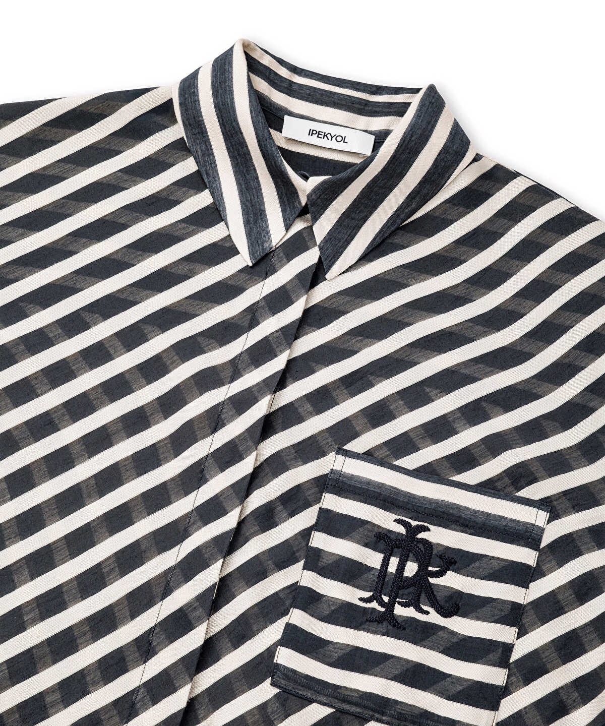Monogram Embroidery Shirt