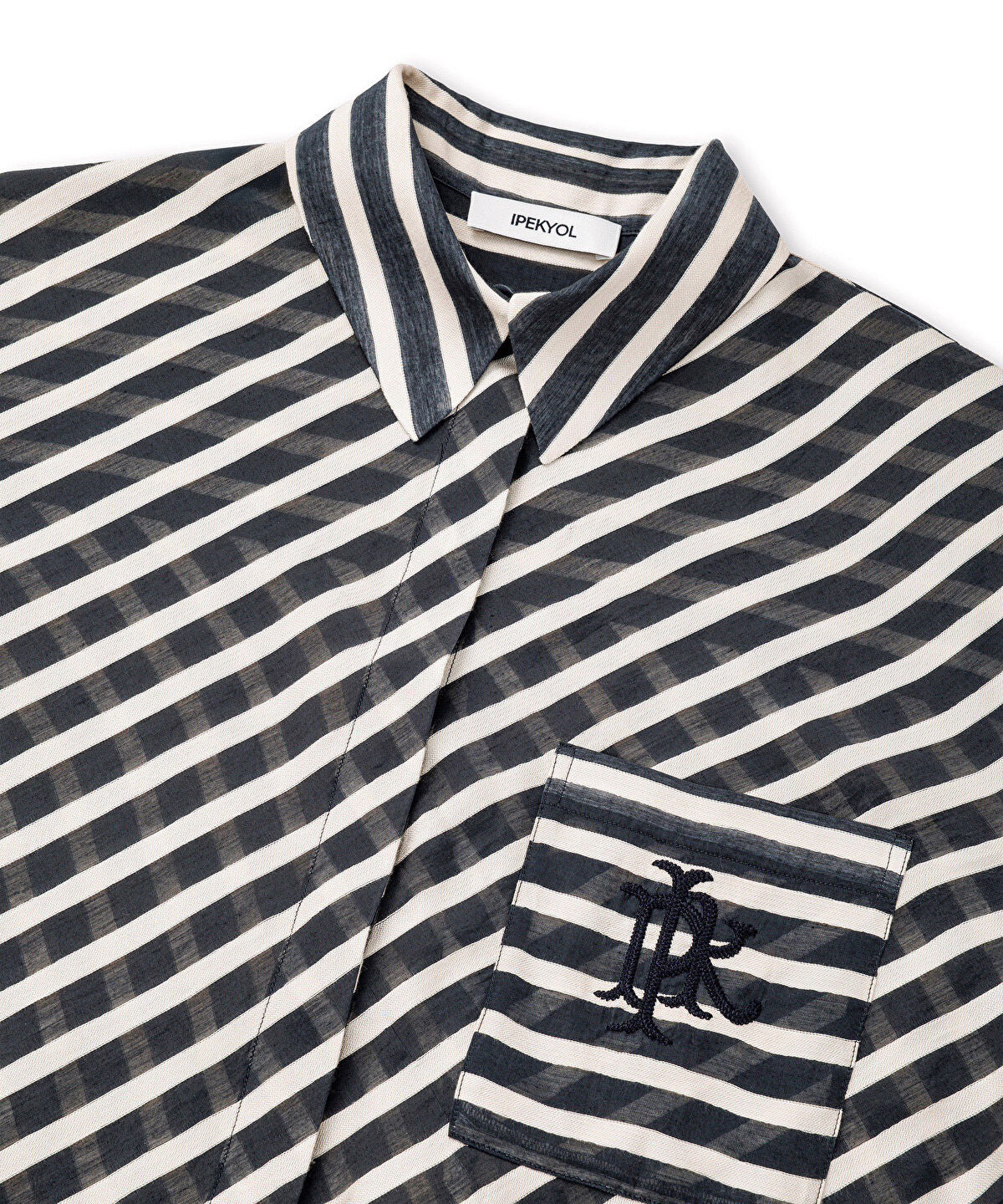 Monogram Embroidery Shirt