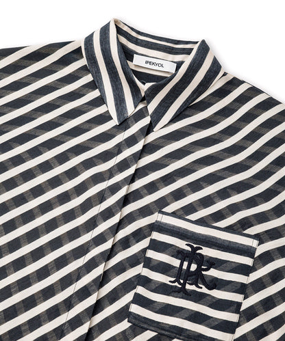 Monogram Embroidery Shirt