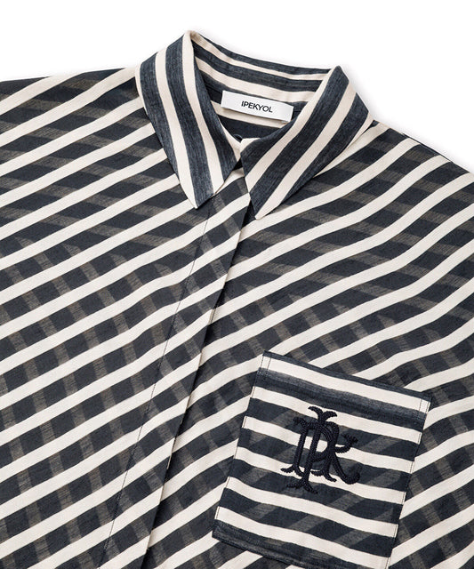 Monogram Embroidery Shirt