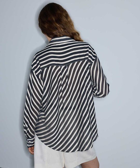 Monogram Embroidery Shirt