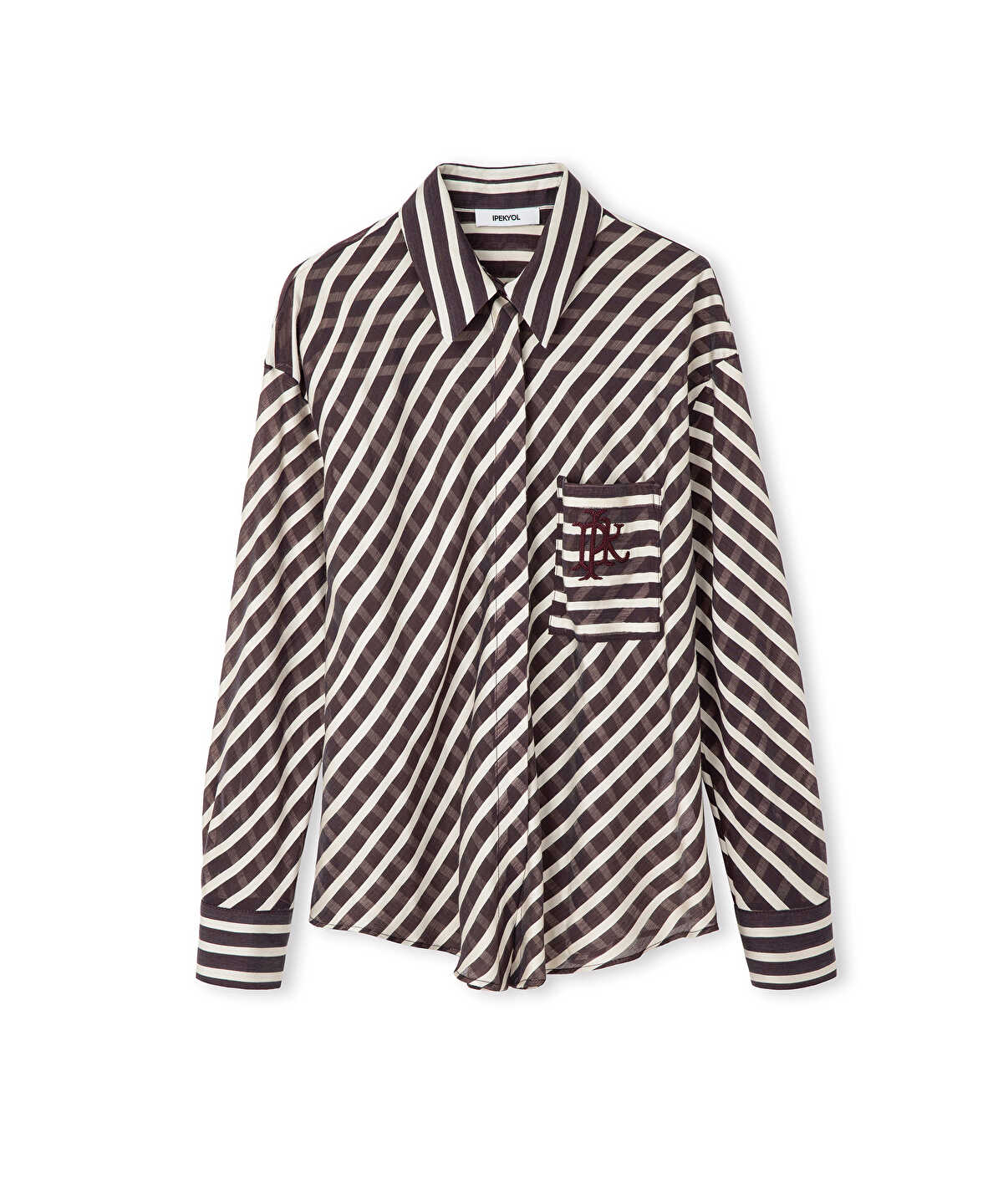 Monogram Embroidery Shirt