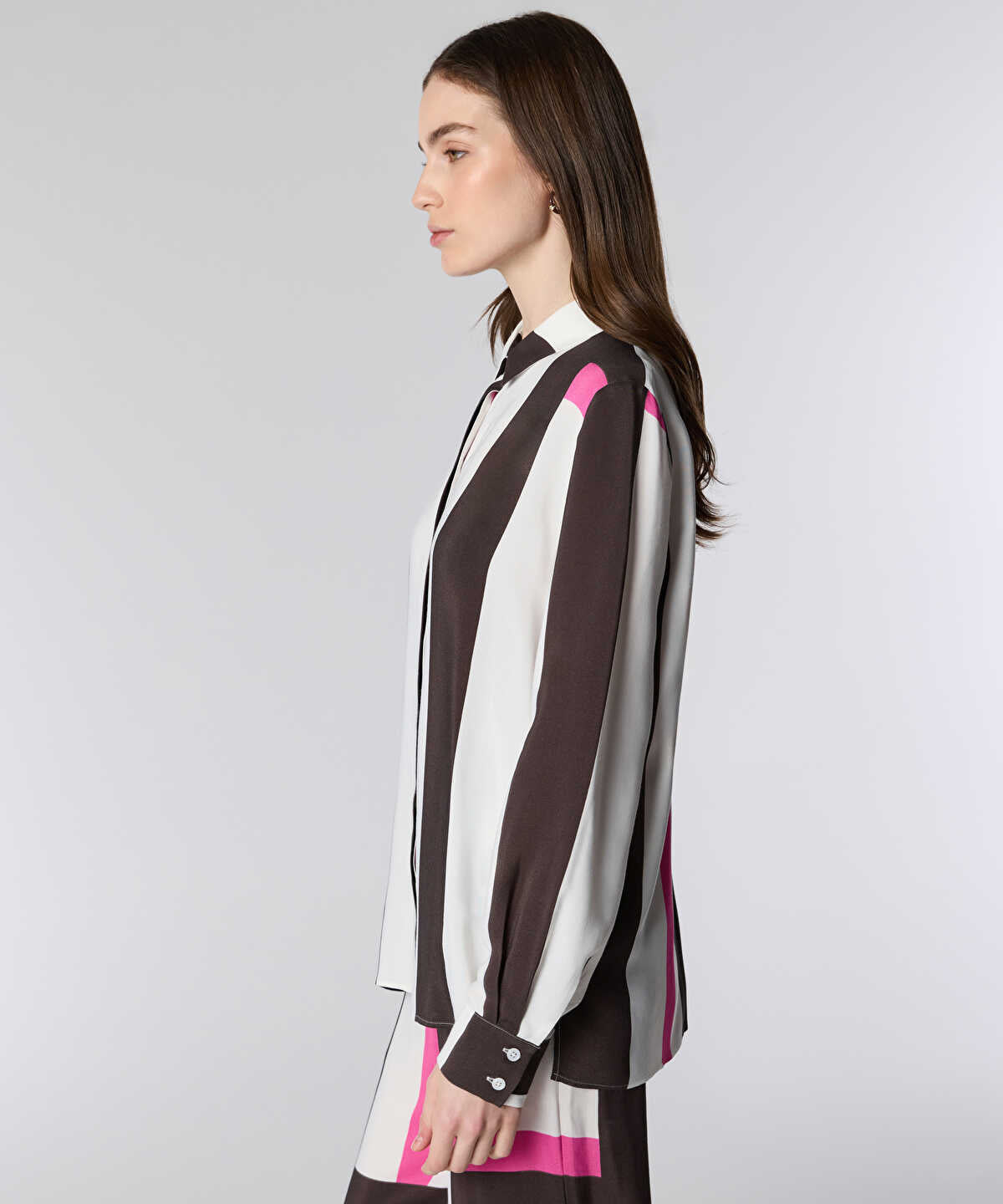 Color-Block Printed Shirt