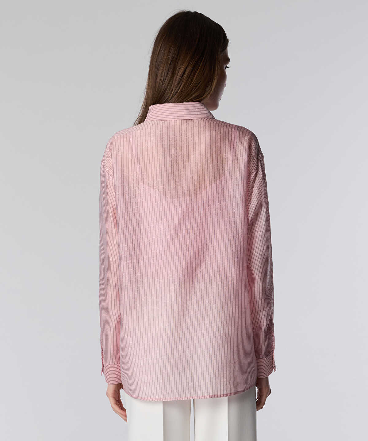 Embroidered Stripe Shirt