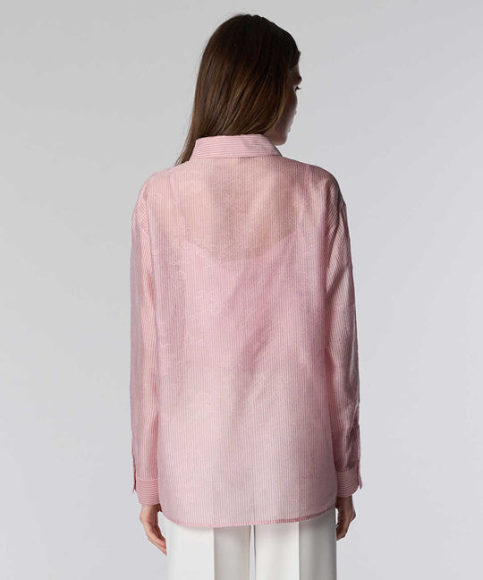 Embroidered Stripe Shirt