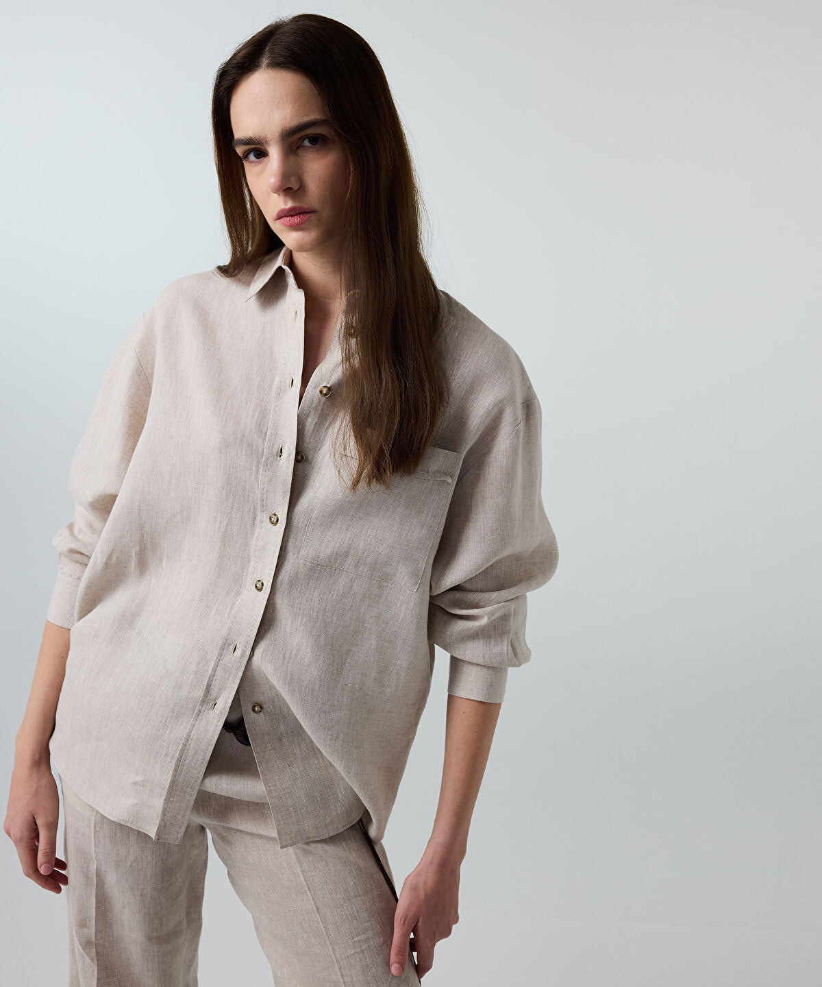 Zoomed Linen Shirt
