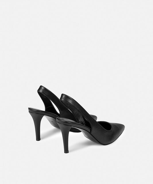 Leather-Effect Heels