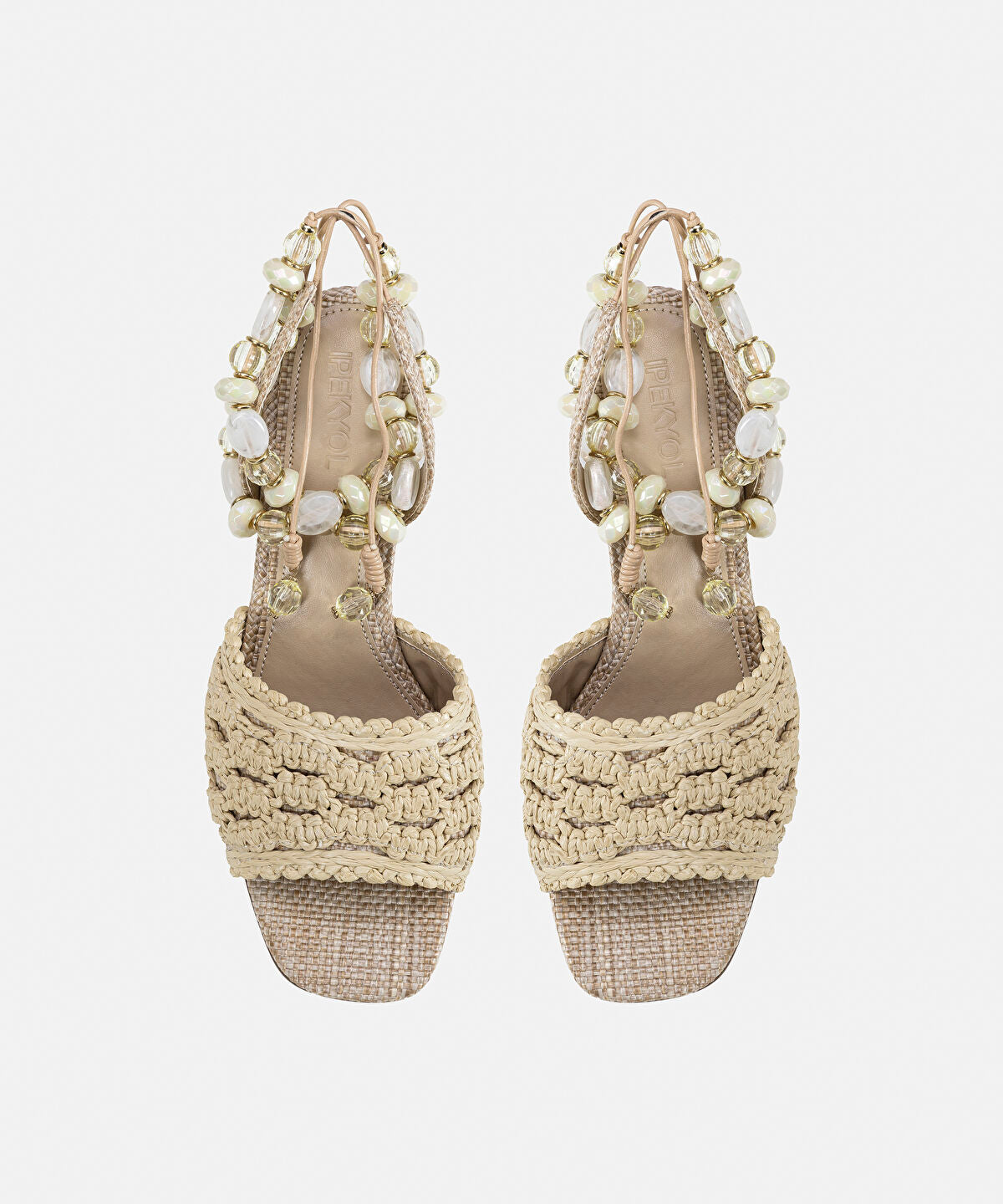 Mixed Bead-Adorned Heels