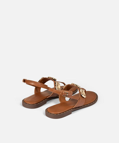 Metal Accent Sandals