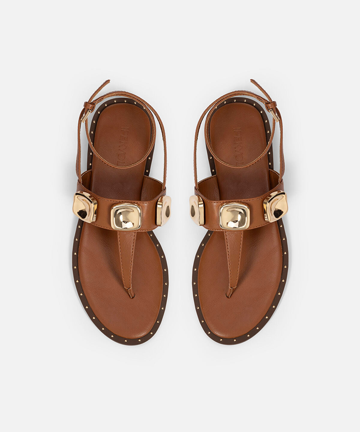 Metal Accent Sandals