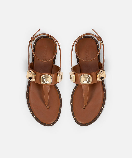 Metal Accent Sandals