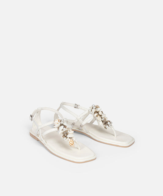 Seashell Embellished Sandals
