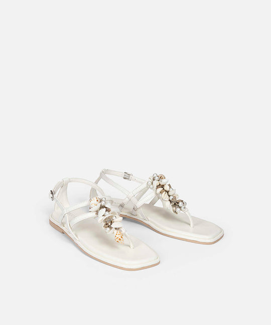 Seashell Embellished Sandals