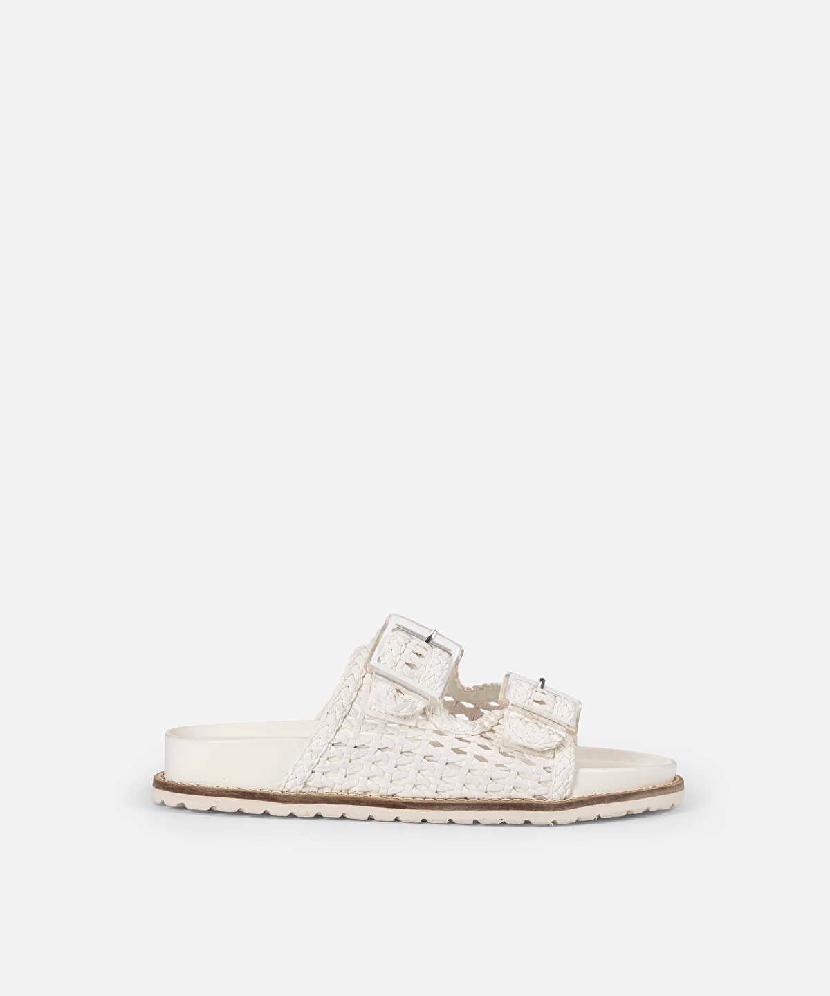Woven Double Strap Slides