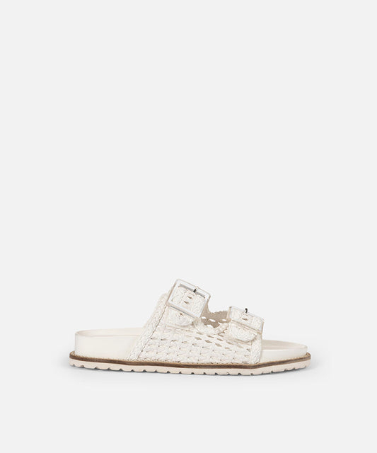 Woven Double Strap Slides