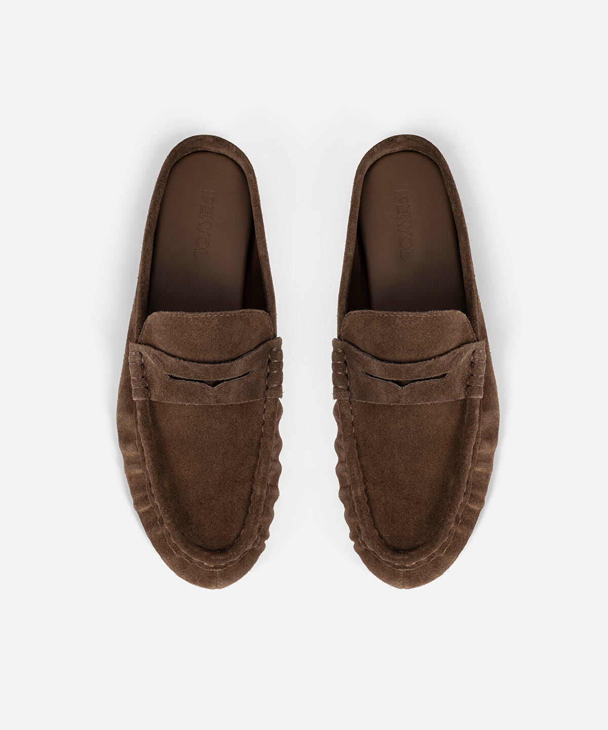 Zoomed Leather Mule Loafers