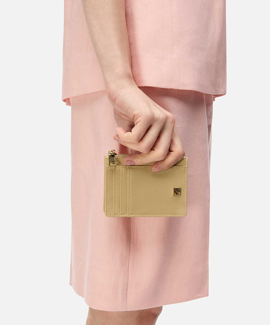 Monogram Buckle Card Holder