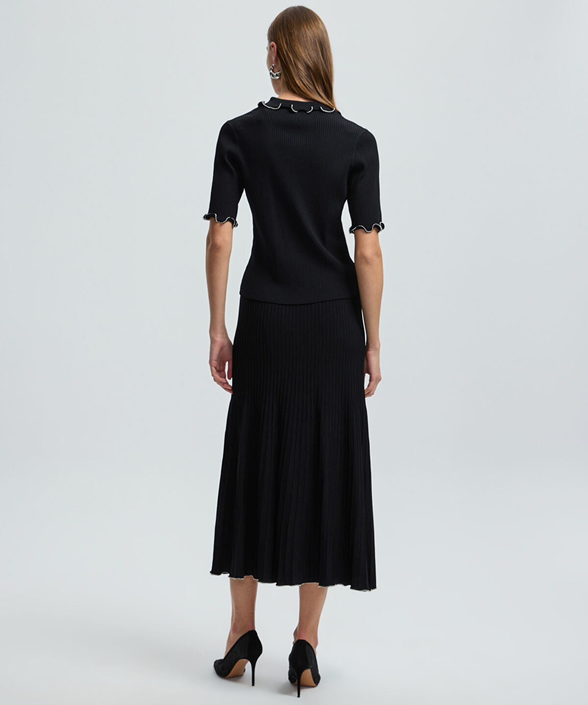 Embellished Knit Top