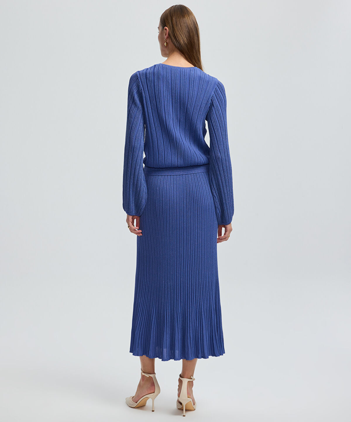 Zoomed Lurex Knit Top