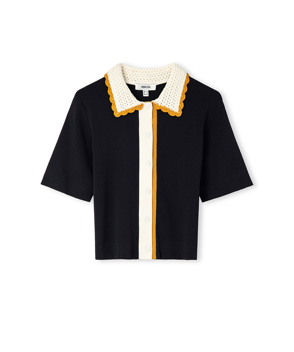 Zoomed Color-Block Knit Top