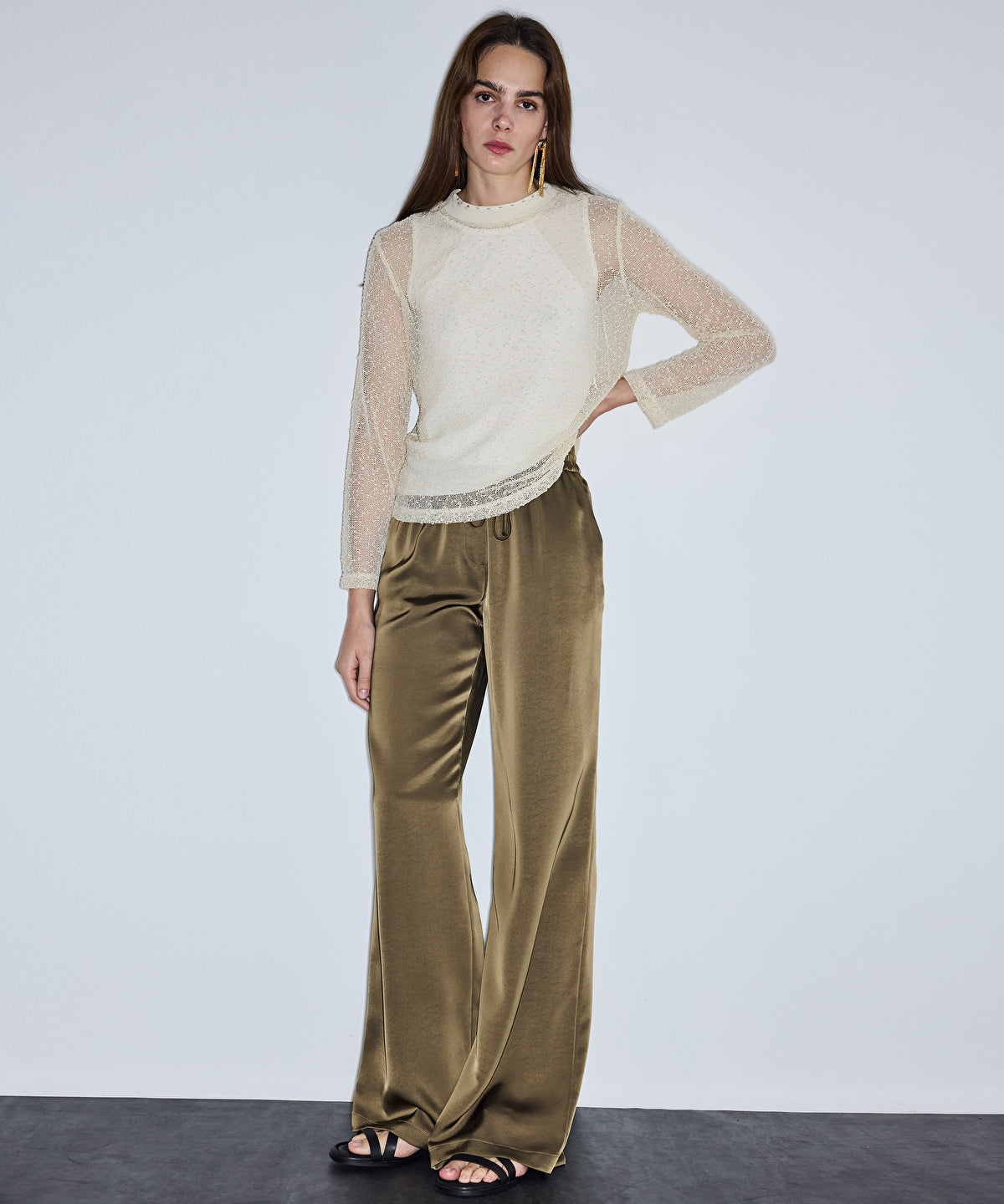 Zoomed Two-Piece Knit Top