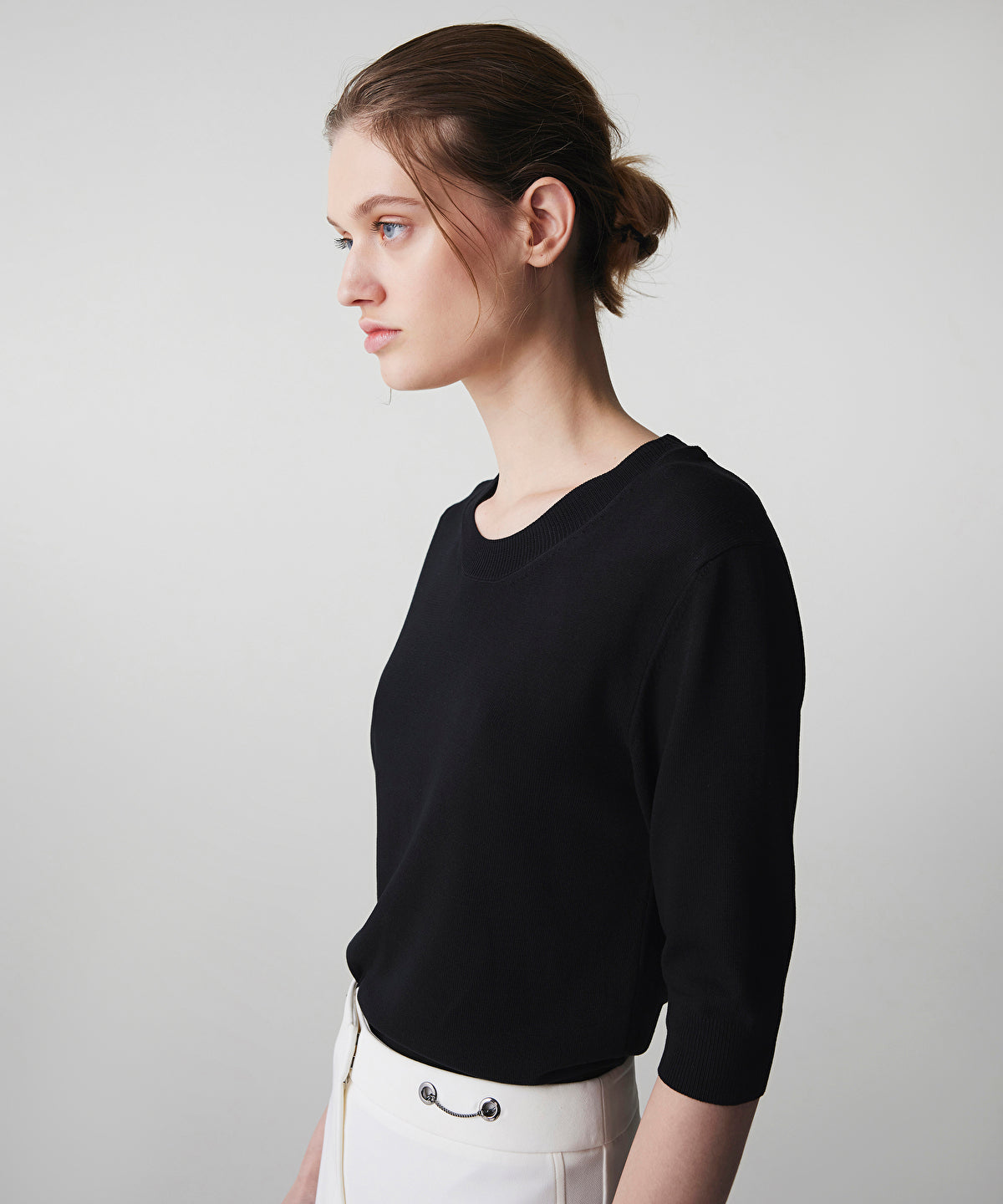 Zoomed Basic Knit Top
