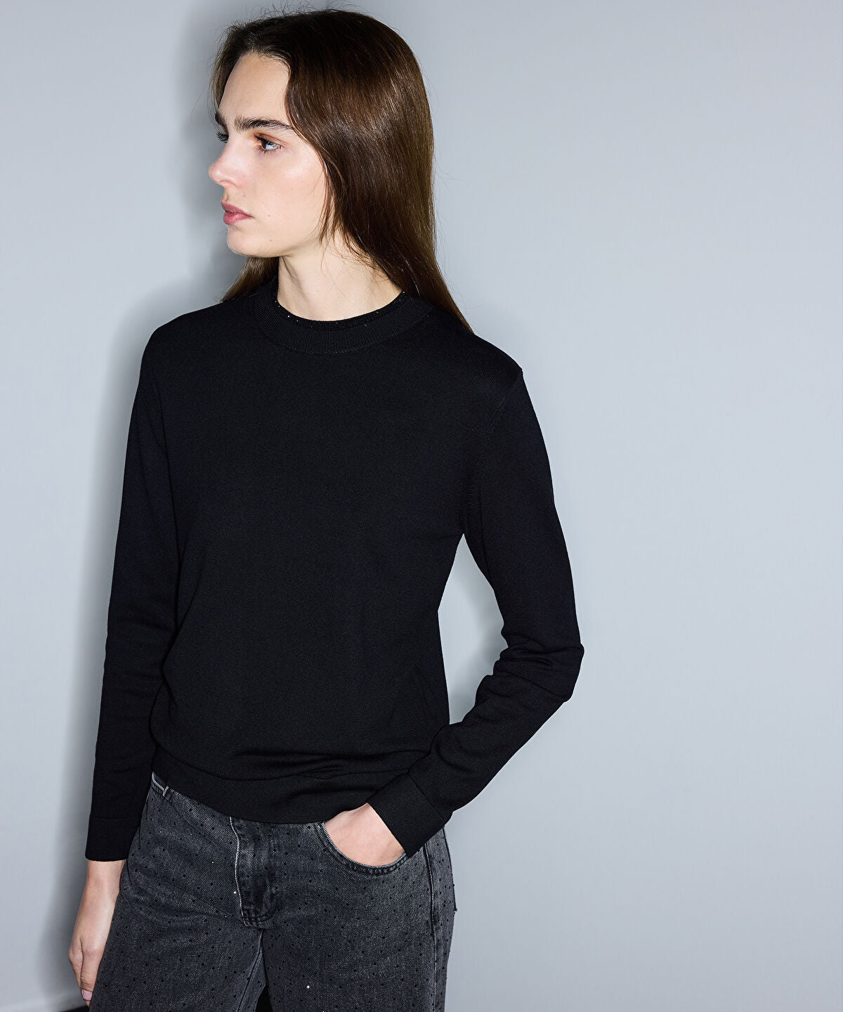 Layered Knit Top