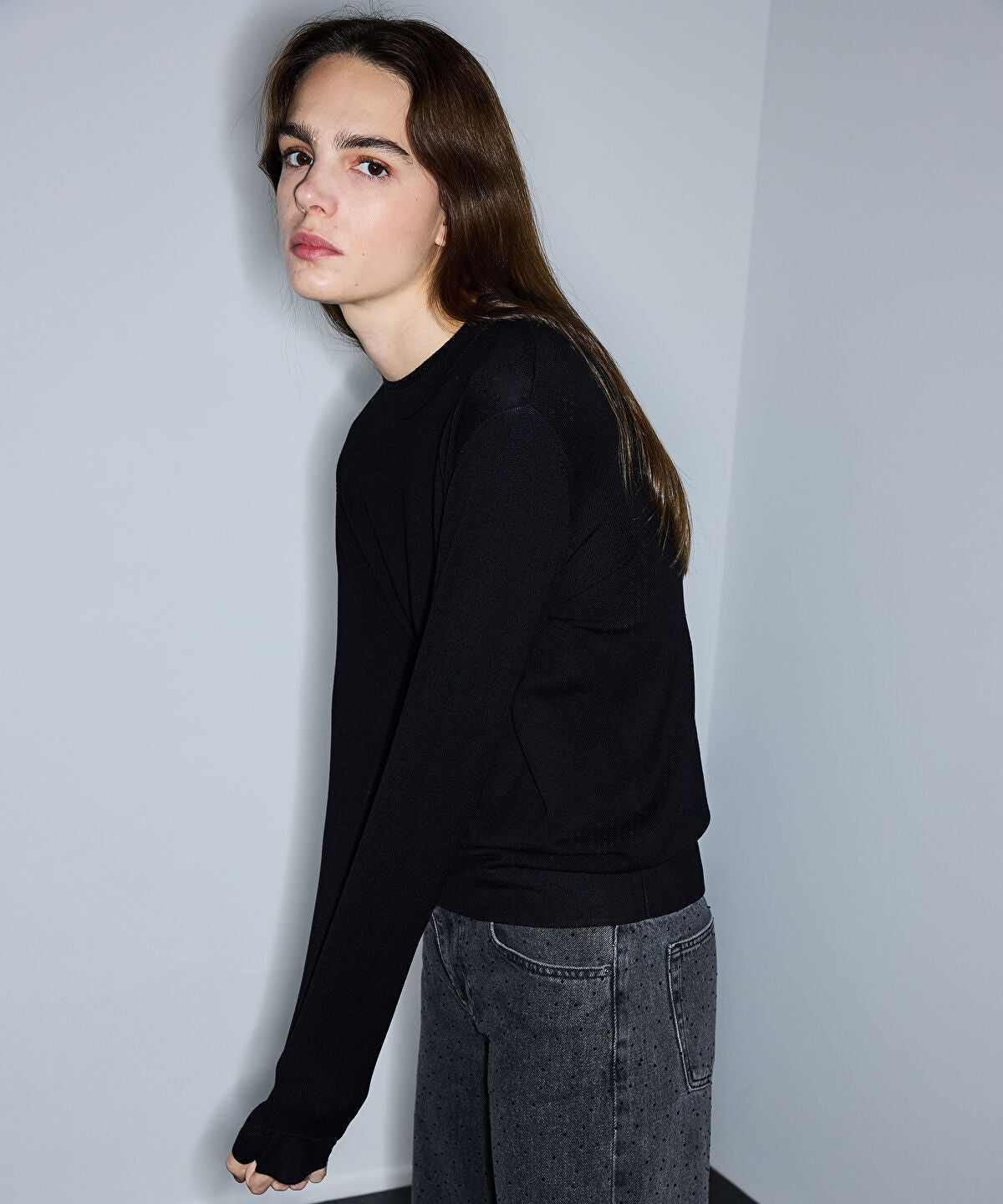 Layered Knit Top