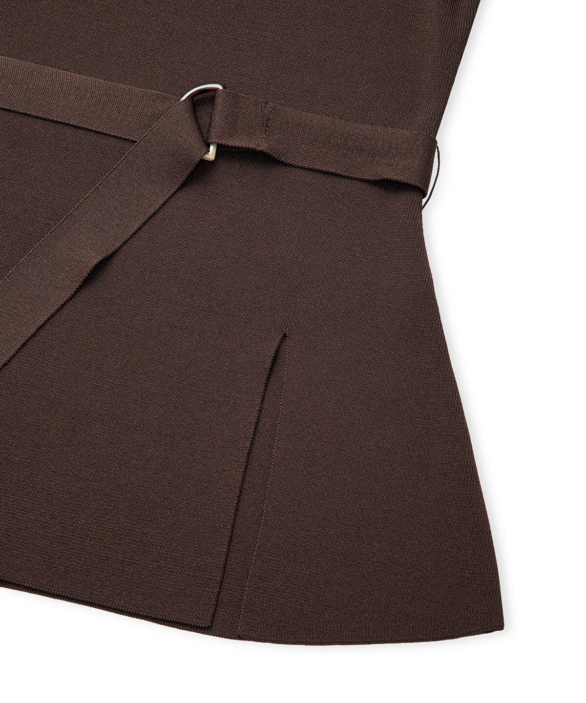 Zoomed Belted Knit Top