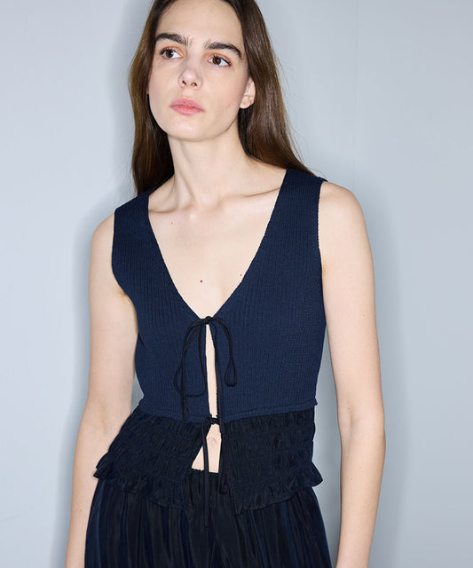 Mixed Knit Top