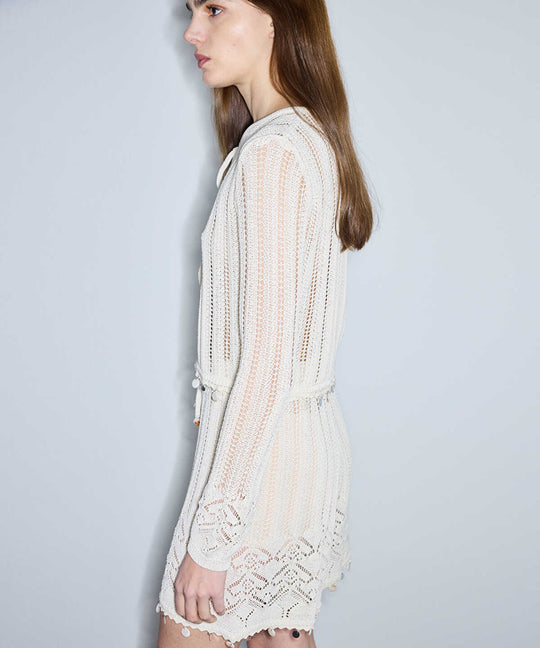 Openwork Knit Top