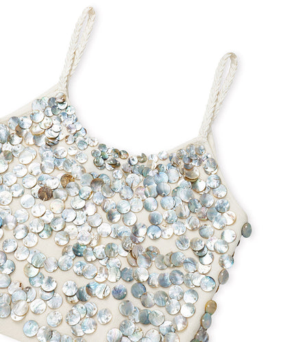Embellished Cropped Top