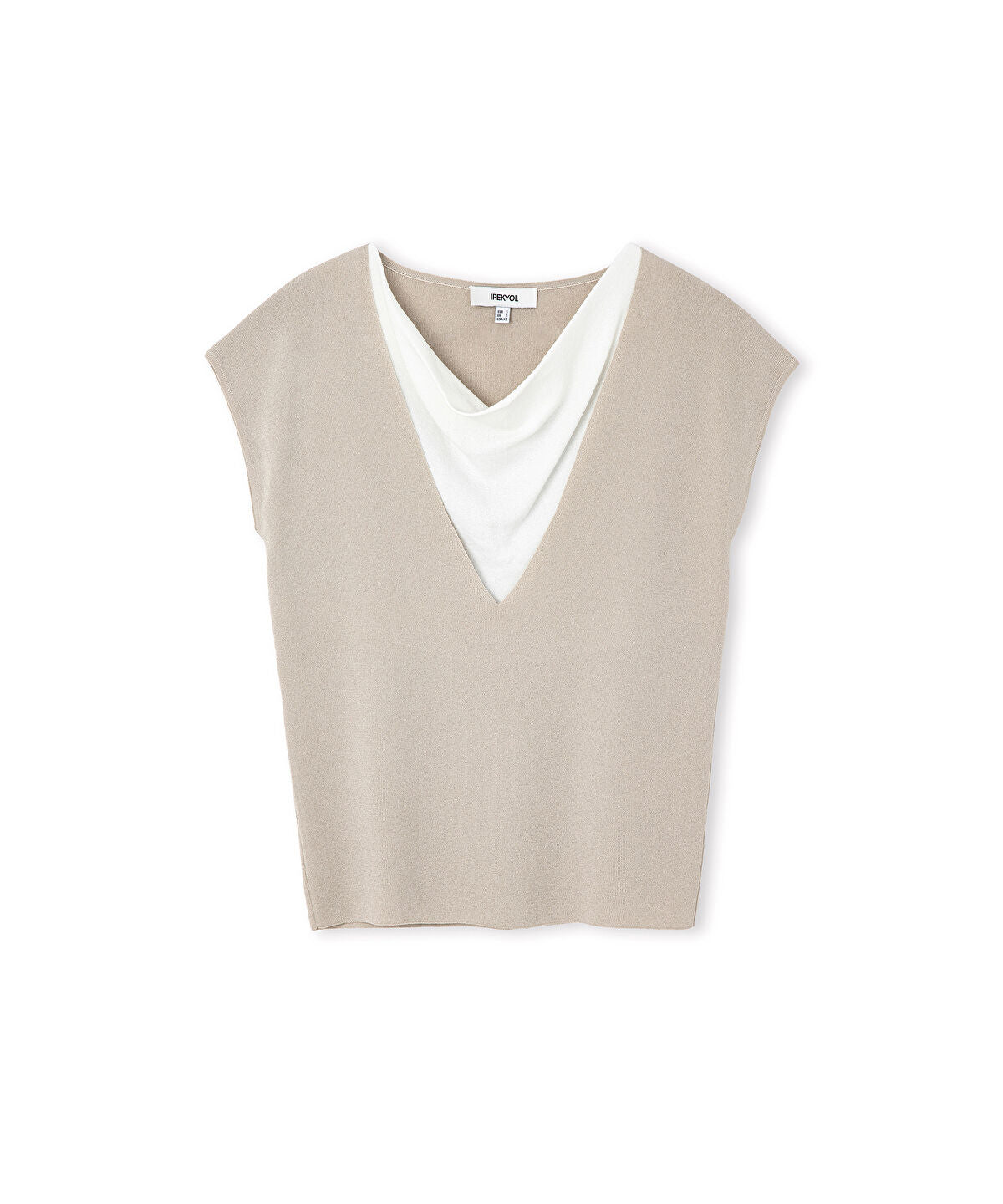 Zoomed Color-Block Knit Top