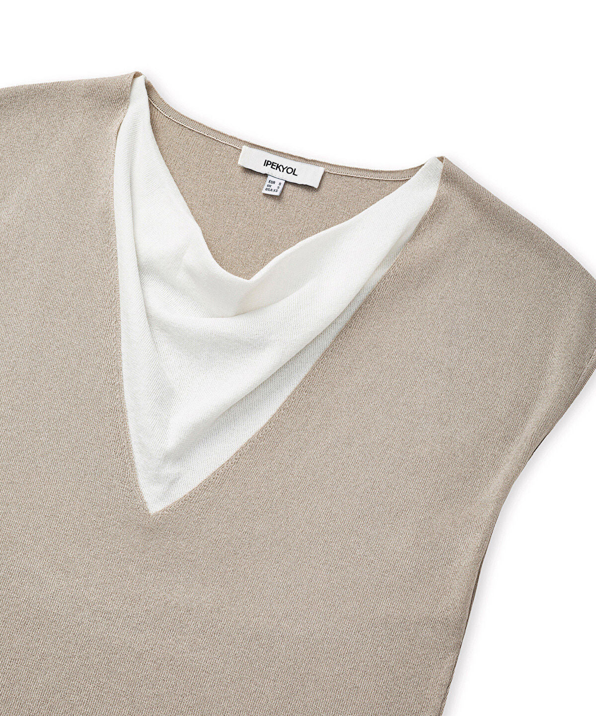 Zoomed Color-Block Knit Top