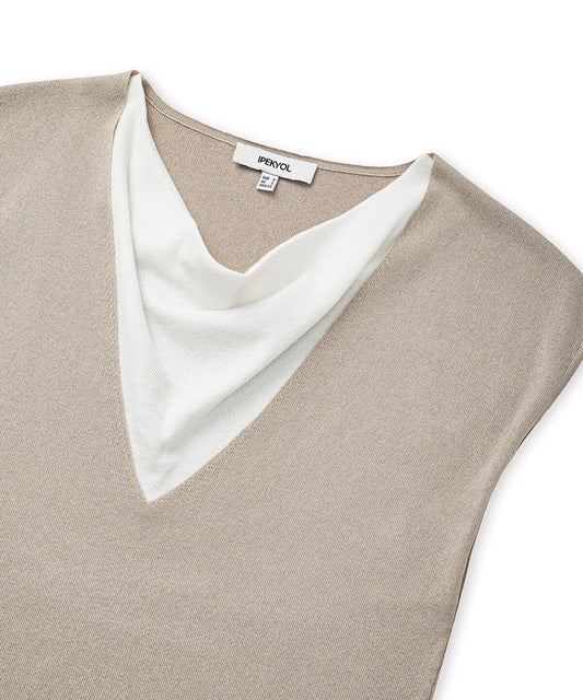 Color-Block Knit Top