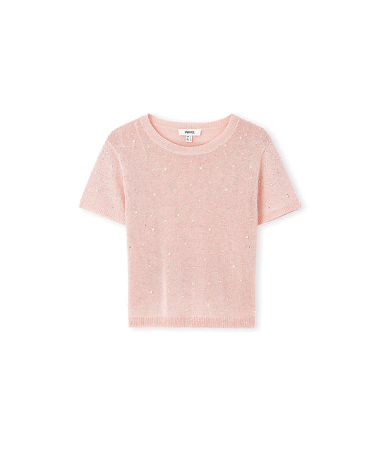 Embellished Knit Top