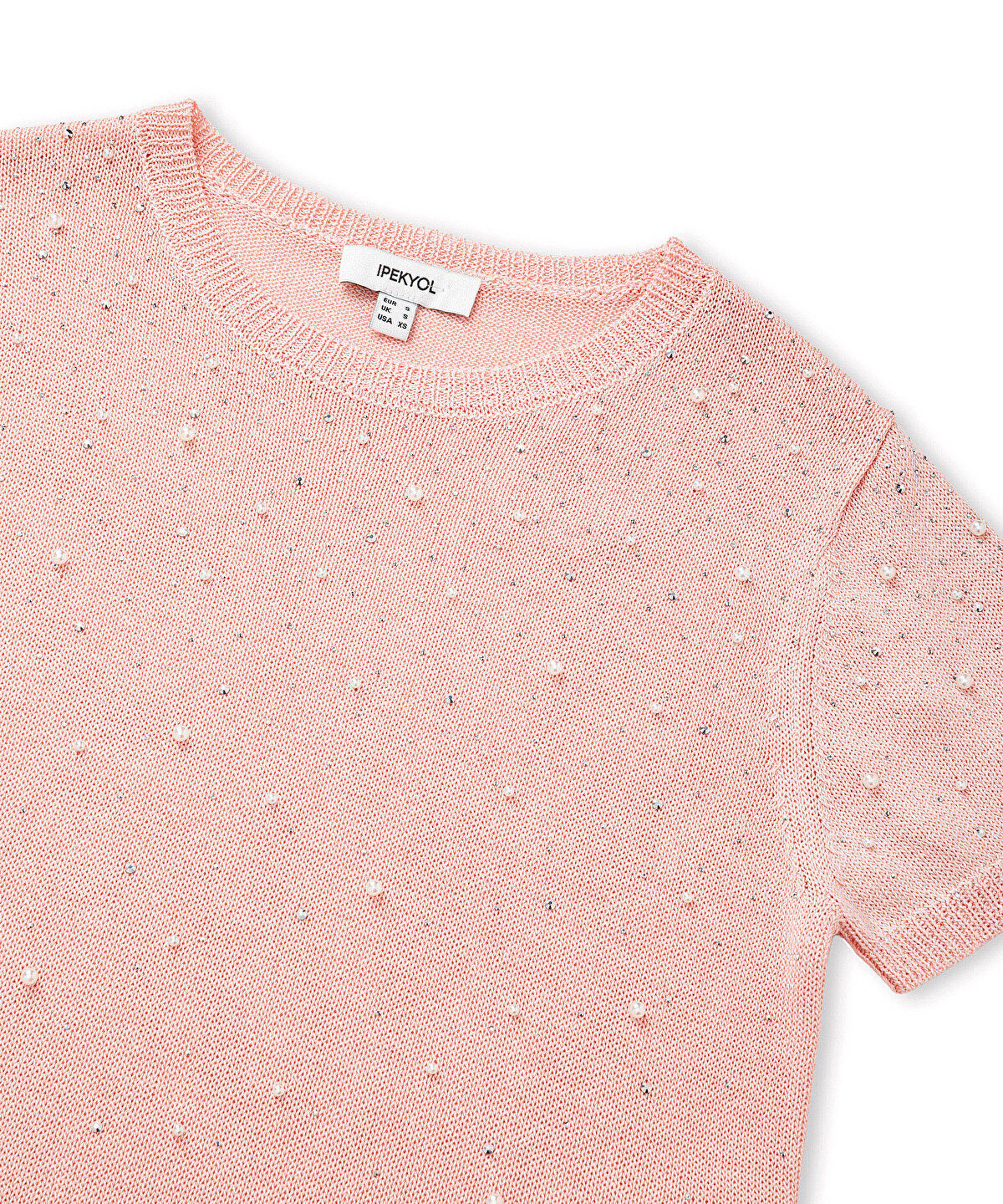 Zoomed Embellished Knit Top