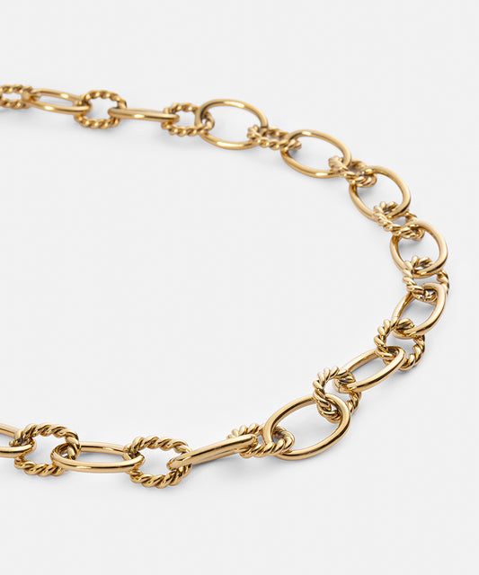 Interlocking Stainless Steel Necklace 